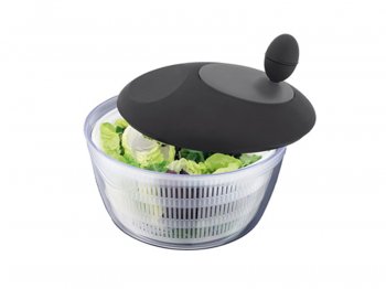 Salad spinner w/ black lid