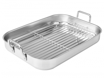 Tray w/ handles with griddle