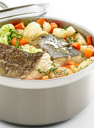 Cod in the pot for the family